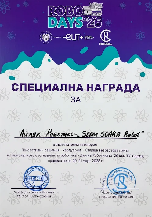 Robodays Recognition